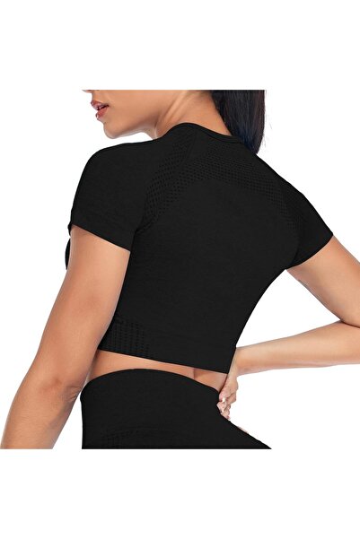 OEM Women's Short Sleeve Sports Top, Crop Running Shirt