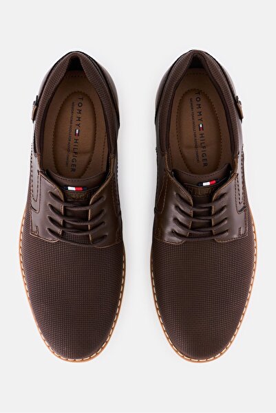 Tommy Hilfiger Men Medium Slip On Casual Shoes, Dark Brown