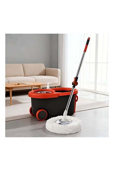 Generic All-in-One Mop and Bucket Set (Includes 2 Mop Heads)