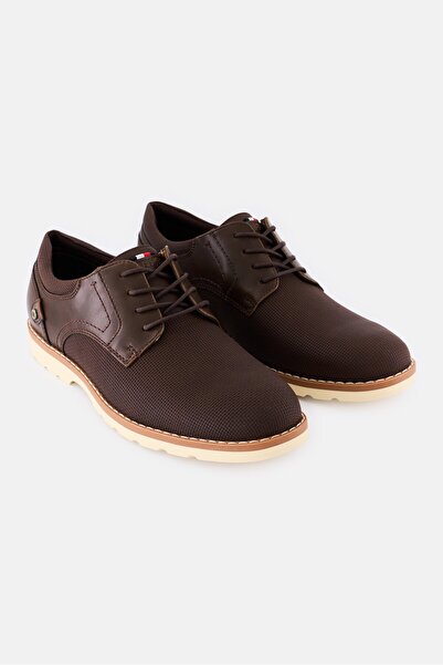 Tommy Hilfiger Men Medium Slip On Casual Shoes, Dark Brown