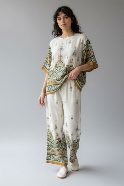 Muchmy Girls Matching Set Women 2 Pcs Clothing Set Floral Print Women Co-ord Set Soft Fabric Outfit