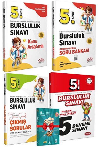 Editör Yayınevi Editör Yayınları 5. Sınıf Bursluluk Konu+Soru Bankası+5. Sını...