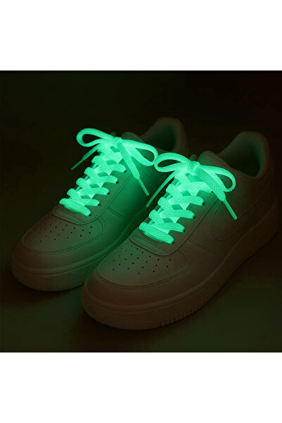 PROCART Șireturi strălucitoare în întuneric, albastre, verzi strălucitoare, 1...