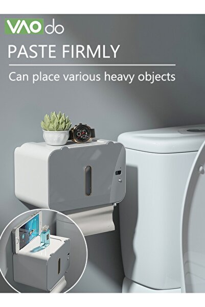 VAODO Tissue Box Holder Touch-sensitive Paper Towel Output USB Charging No Punching Required Waterproof an