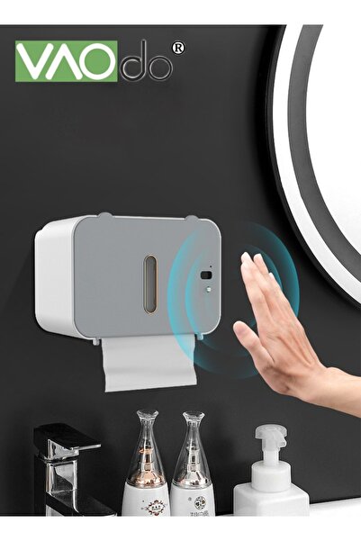 VAODO Tissue Box Holder Touch-sensitive Paper Towel Output USB Charging No Punching Required Waterproof an