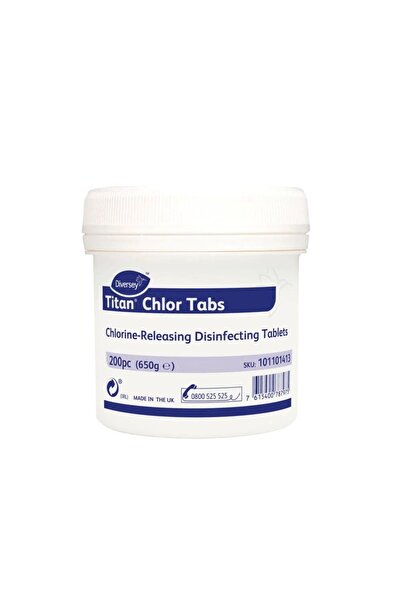 Other Diversey | Chlorine Disinfectant Tablets - 200 Tablets (Suitable for disinfecting vegetables and fruits) 1 tablet per 20 liters of water