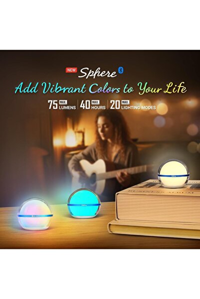 OLİGHT Sphere 75 Lumens Night Light - Rechargeable, App Control, 360°