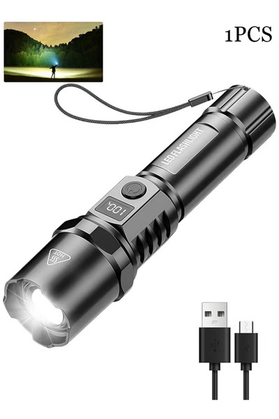 Generic Flashlight, rechargeable flashlight, high-lumen rechargeable LED flashlight, super bright flashlight
