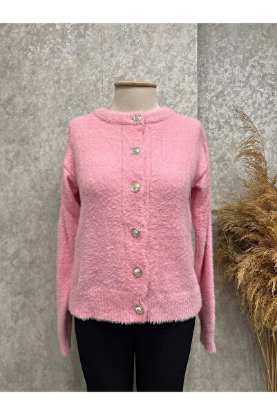 Turtaş 26K8604 HIRKA KISA YUVARLAK YAKA DÜĞMELİ PEMBE