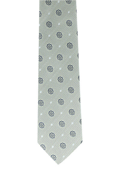Abdullah Kiğılı Patterned Silk Blend Tie