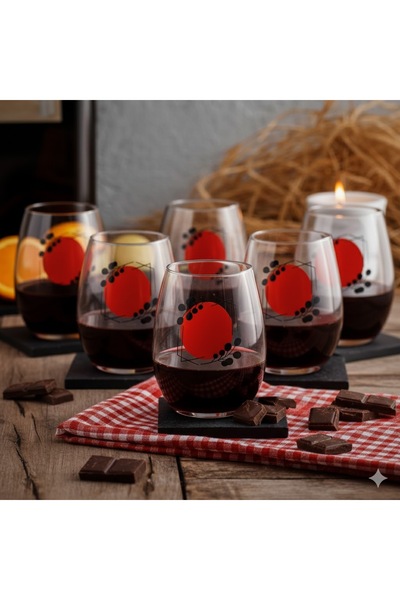 Hediyesepeti 12-Piece Kokina Glass Cup Set