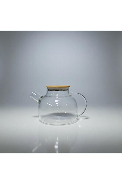 Queen’s Kitchen 1000 ml Flat Borosilicate Teapot