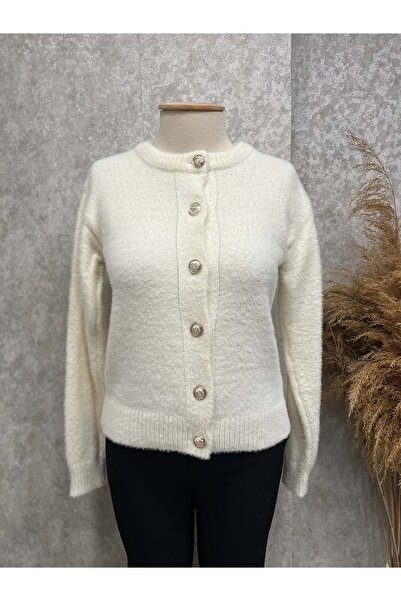 Turtaş 26K8604 HIRKA KISA YUVARLAK YAKA DÜĞMELİ KREM