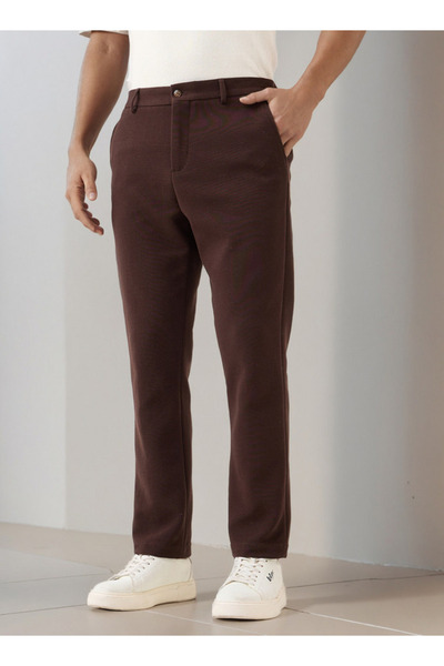 Iconic Men Regular Fit Formal Trousers