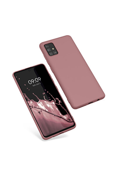 KWmobile Case for Samsung Galaxy A51, Light Pink, Silicone, KWM000010YZ058C