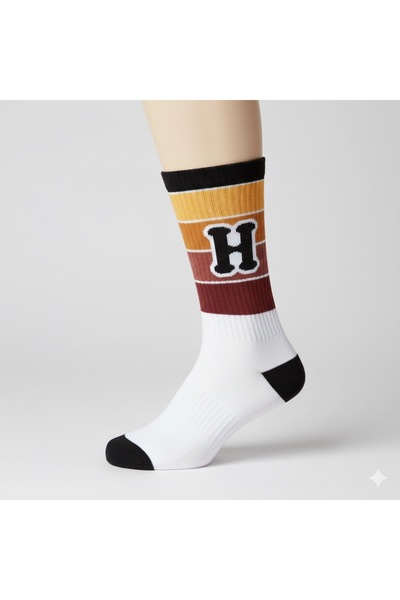 Clothes Box Cotton Long Men's Socks 3 Pack