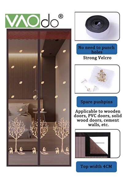 VAODO باب شاشة مغناطيسي، باب شاشة ذاتي الغلق، باب شديد التحمل، باب شاشة إغلاق...