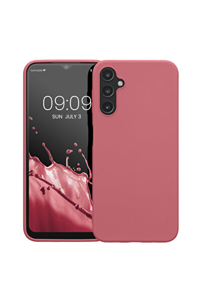 KWmobile Case for Samsung Galaxy A14 5G, Dark Pink, Silicone, 61462.167