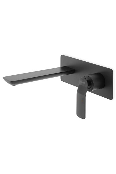 Maison Mex Baterie lavoar incastratã, MOONI L.21.5 H.9 cm, negru