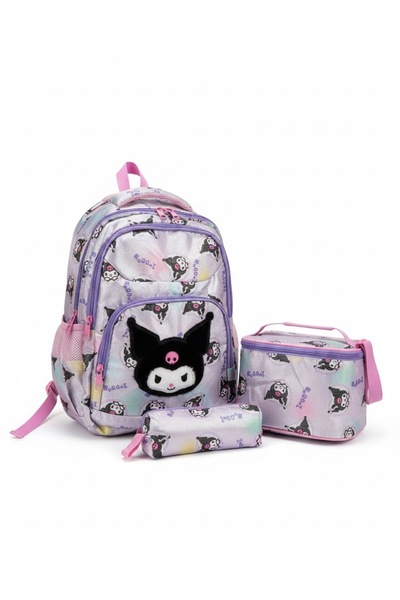 kuromi İLK OKUL ÇANTASI KIZ ÇOCUK OKUL ÇANTASI BESLENME ÇANTASI