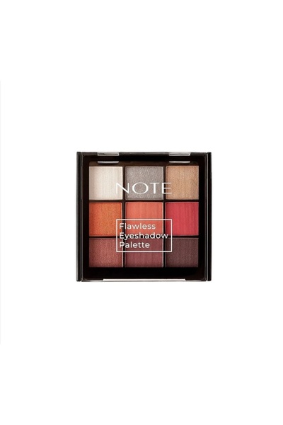 Note Cosmetics Flawless Eyeshadow Mat Ve Işıltılı Toz Göz Far Paleti - 02
