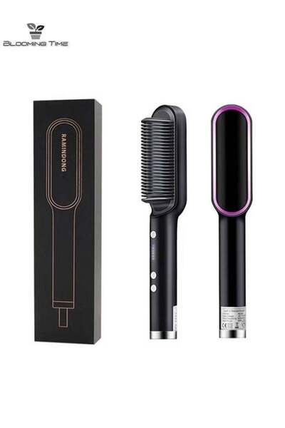 BLOOMING TIME Quick Straight Hair Comb, Fluffy And Straight Hair Are Both Rig...