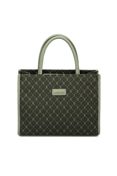 Tergan Yeşil Tekstil Kadın El Çantası - S25K1TWC0702-T5I