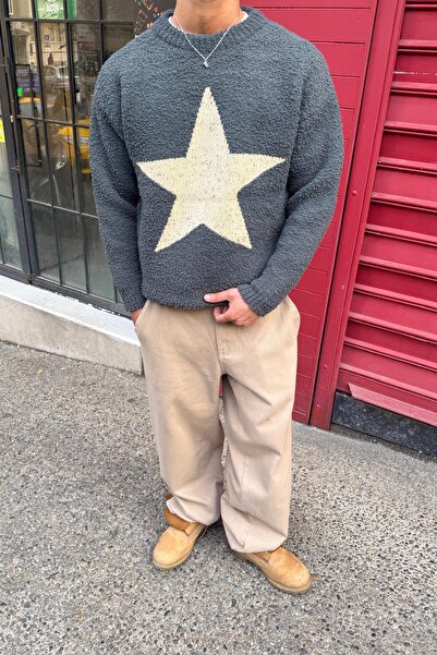 Flaw Wear Stars Embroidered Knitwear Sweater