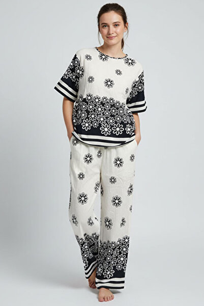 Muchmy 2 Piece Women Clothing Set Girls Co-ord Set Ladies Clothing Set Women's Floral Set