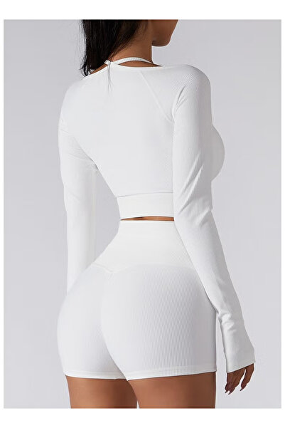 Alo Yoga wear long sleeve threaded sports quick-drying top