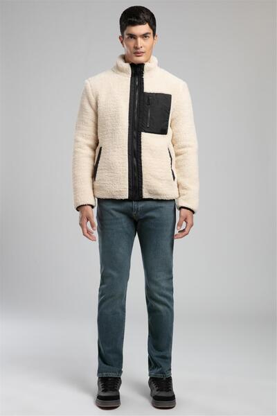 Lee Cooper Мъжко поло яка Jose, екрю