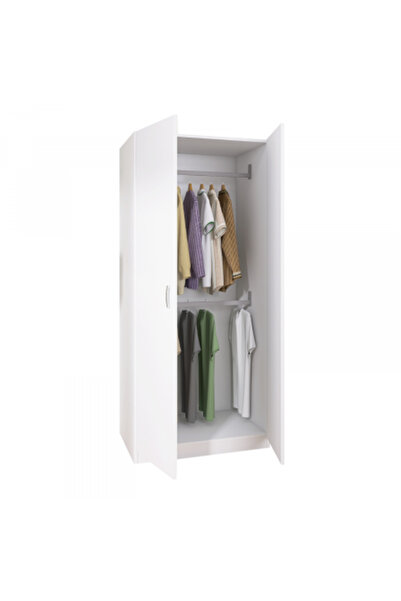 OEMN MIRCO wardrobe with shelves, 200 x 60 x 50 cm, Sonoma color, 18 mm chipboard
