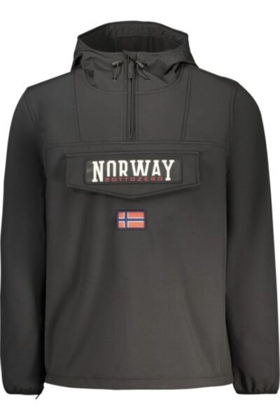 NORWAY 1963 Men's jacket, Soft Shell with Hooded, gray, zipper and pockets, XL