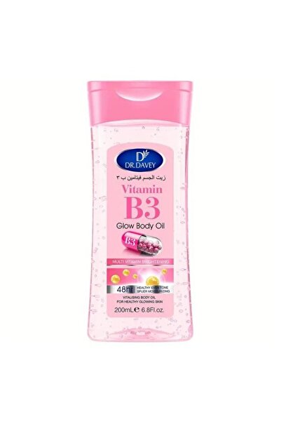 Dr. Davey زيت الجسم المتوهج بفيتامين ب3 من دكتور ديفي 200 مل
