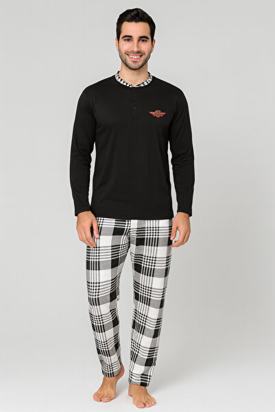 Sude Men's Suede Pajama Set