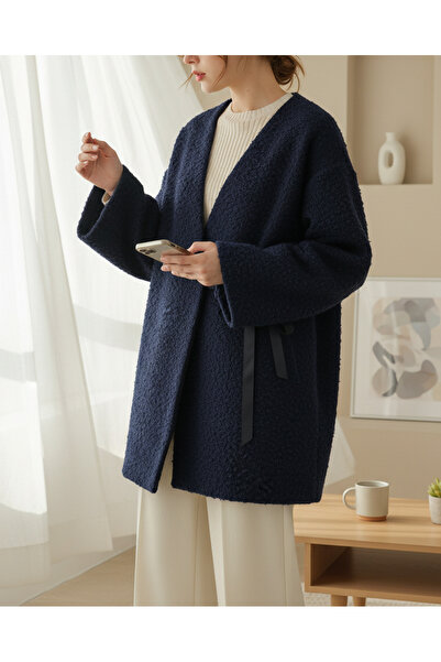 MissRunin Yandan Bağlamalı Buklet Kimono