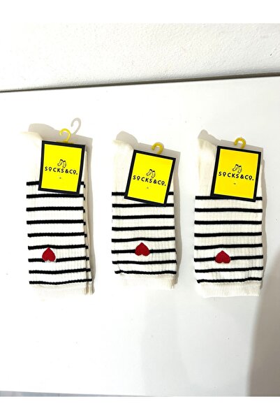 Clothes Box Cotton Long Men's Socks 3 Pack