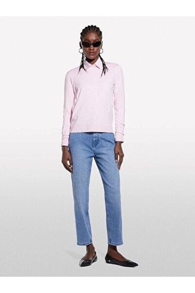 Sisley Cardigan pentru femei din amestec de viscoză normal croială simplu gul...