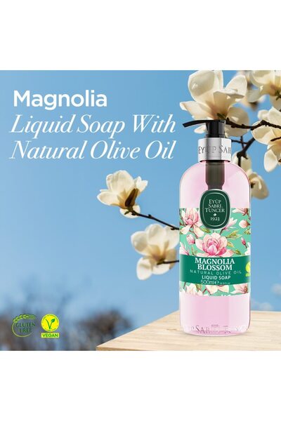 Eyüp Sabri Tuncer صابون سائل | برائحة المانغولية ممزوج بزيت الزيتون | 500 مل