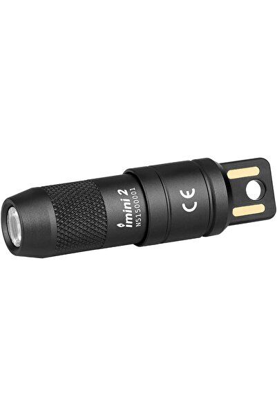 OLİGHT IMINI 2 EDC Rechargeable Keychain Flashlight 2 Pack (Black)