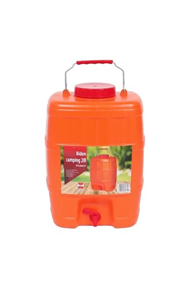 Lumi LUXURY Recipient portocaliu pentru apă de camping cu robinet, 20 L (30 x...