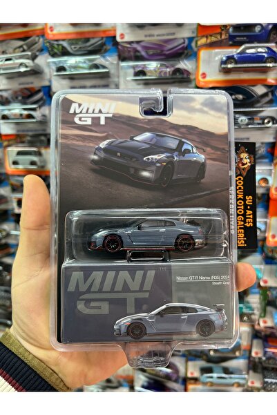 mini gt Nissan GT-R Nismo R35 2024 Stealt Grey MınıGt (1.64 Ölçek)