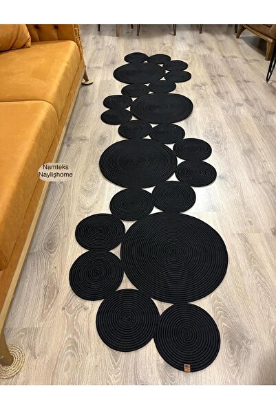 naylişhome Jüt Hasır Banyo Mutfak Salon Oturma Odası Paspası Modern Kilim Hed...