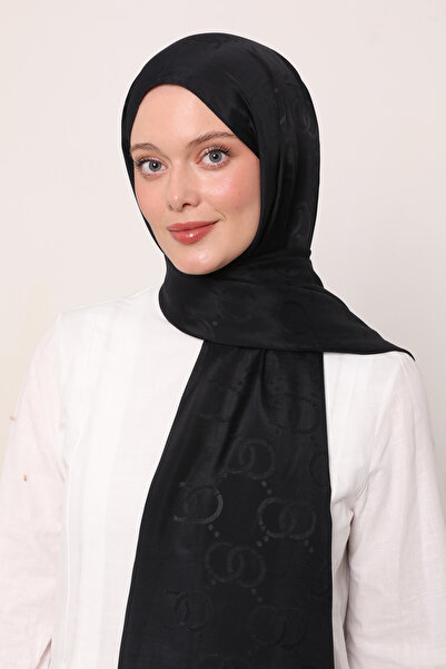 LuvenSara Μεταξωτό σάλι ζακάρ με σχέδιο OO