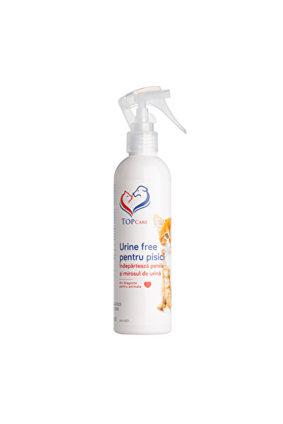 TopCare Urine Free Solution for Cats – Removes Organic Stains and Odors