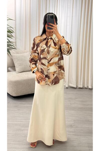 SELSAL Floral blouse and skirt set