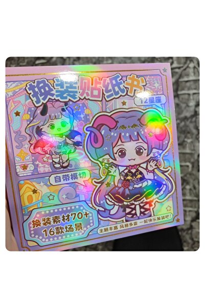 senacacollection 23 FOIȚE Anime personaj Creați-vă singur cărți cu autocolante