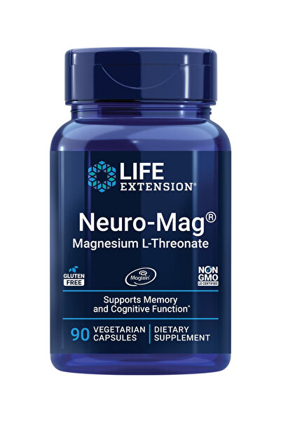Life Extension نيورو-ماج ماغنيسيوم إل-ثريونات، دعم الصحة الإدراكية، غير معدل ...