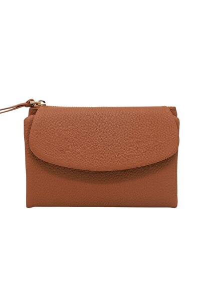 Meskanto Mini Daisy Genuine Leather Women's Wallet with Phone Compartment