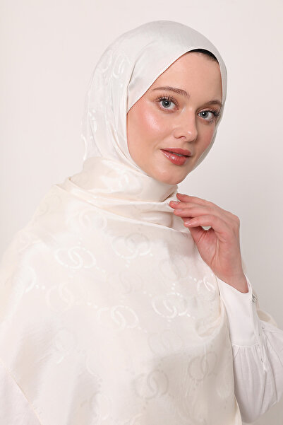 LuvenSara Oo Pattern Silk Jacquard Shawl